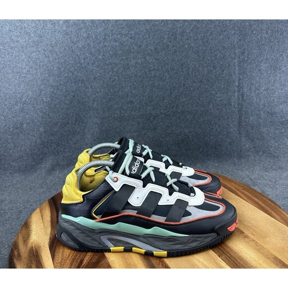 Adidas Niteball GZ2800 Sz 6.5 Black Orange Green - Picture 1 of 10
